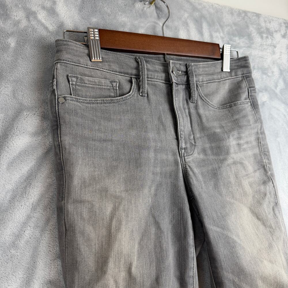 Athleta Skulptek Lightweight Stretch Skinny Jeans Womens Sz 2‎ Gray Wash